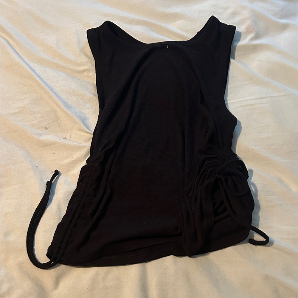 Old Navy Adjustable Black Tank Top